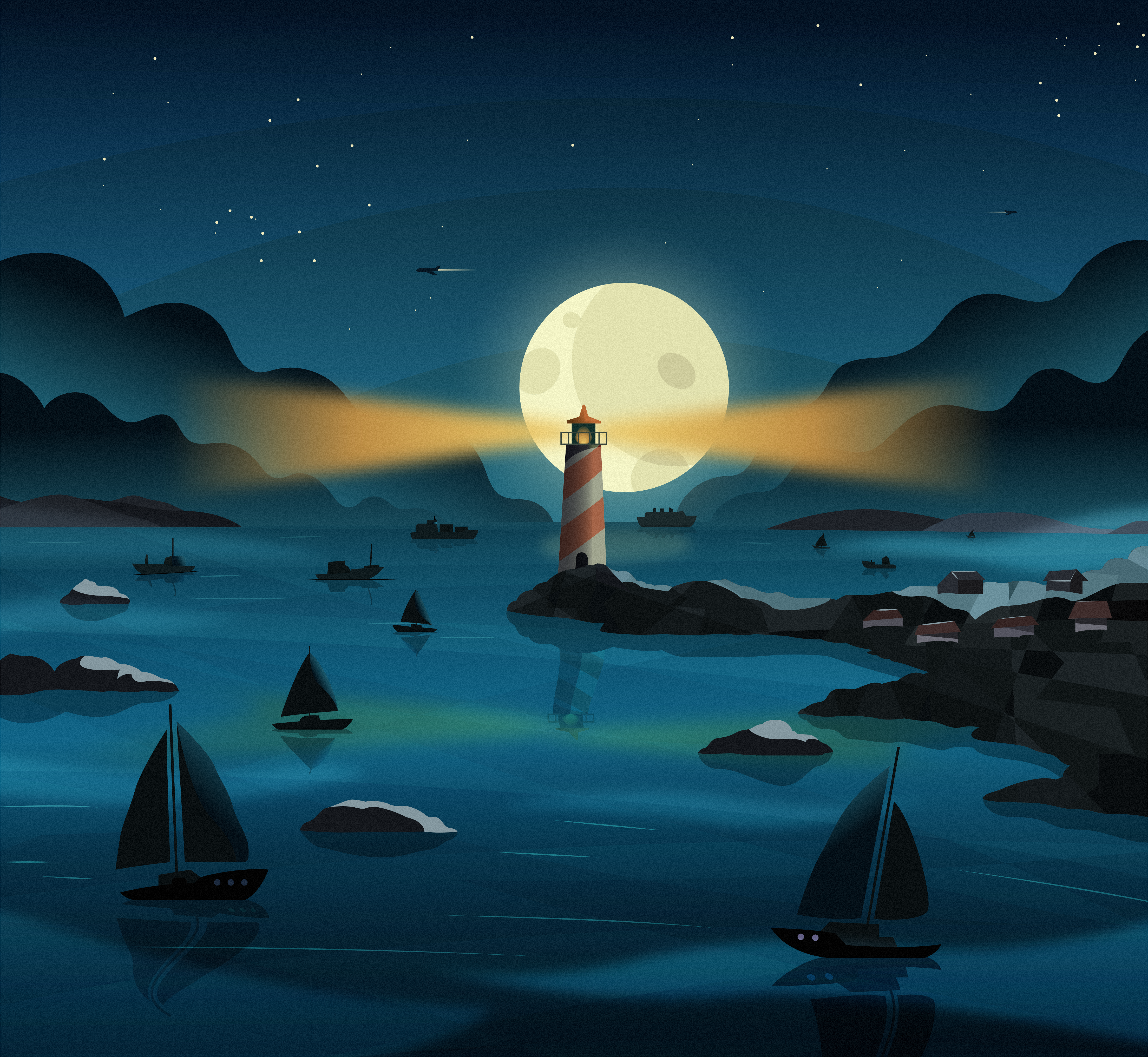 André Gábor illustration – graphic artwork