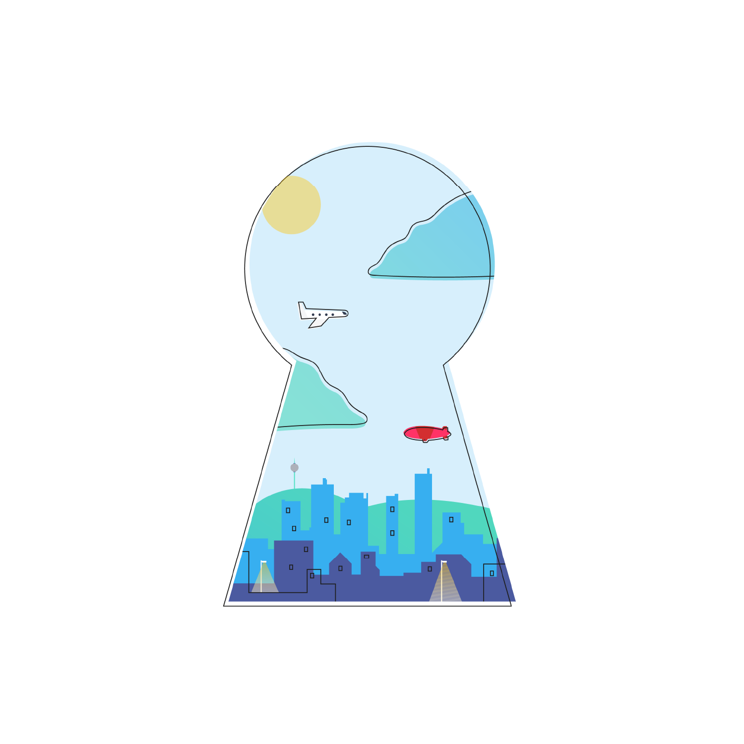 André Gábor illustration – colourful character artwork