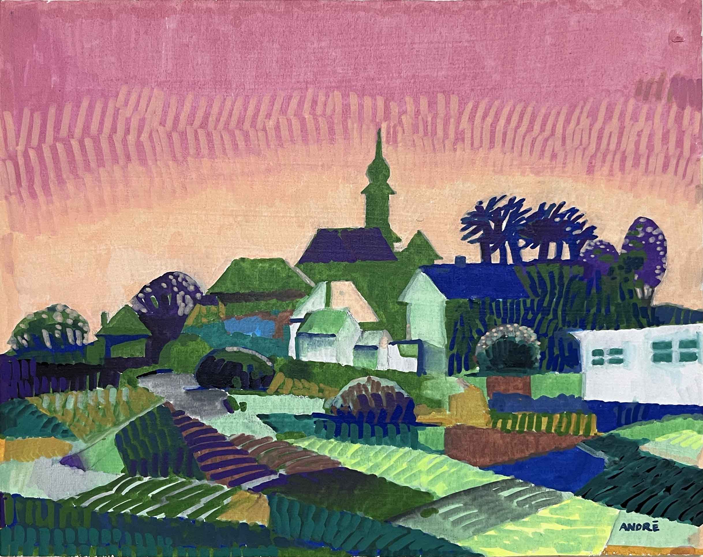 André Gábor festmény – eredeti alkotás