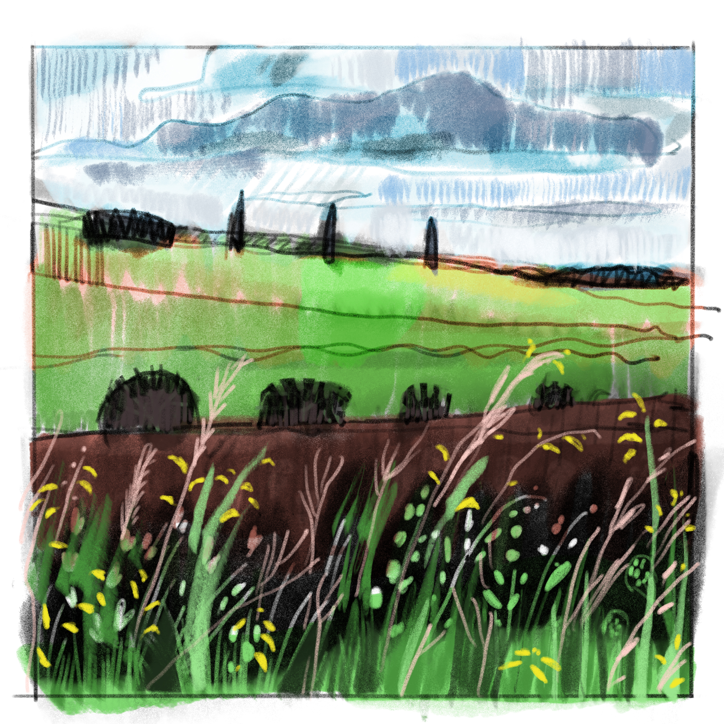 André Gábor painting – original artwork