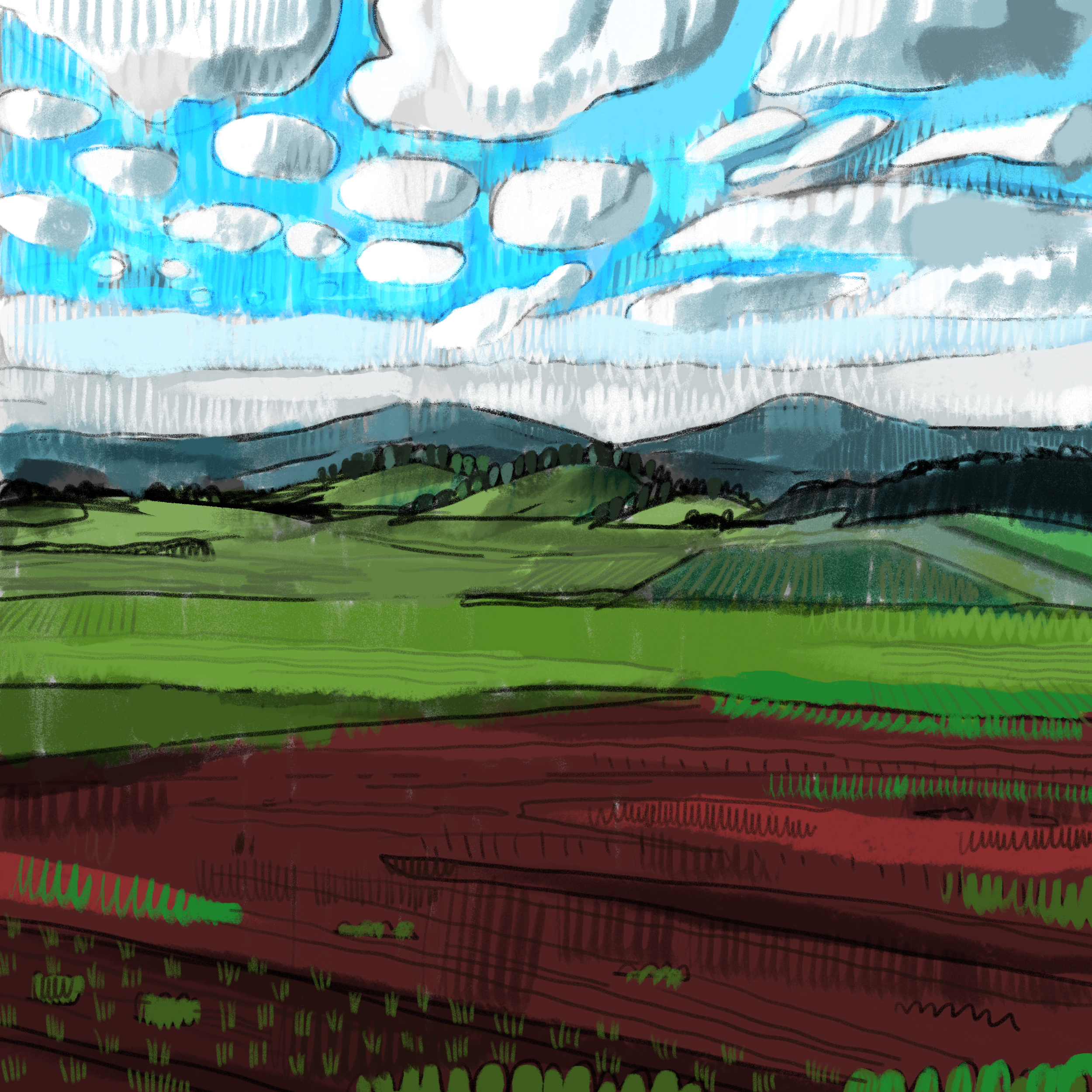 André Gábor painting – original artwork