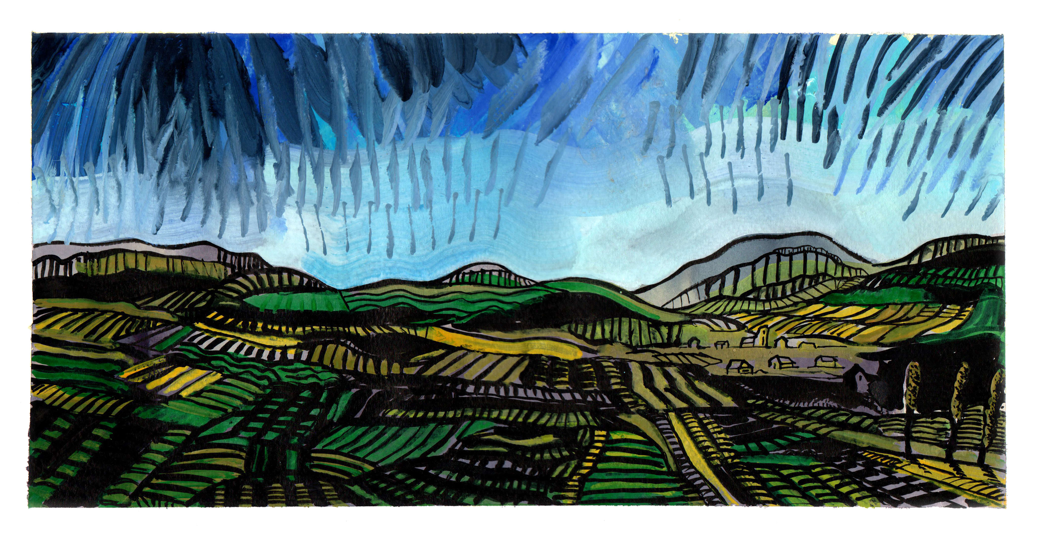 André Gábor painting – original artwork