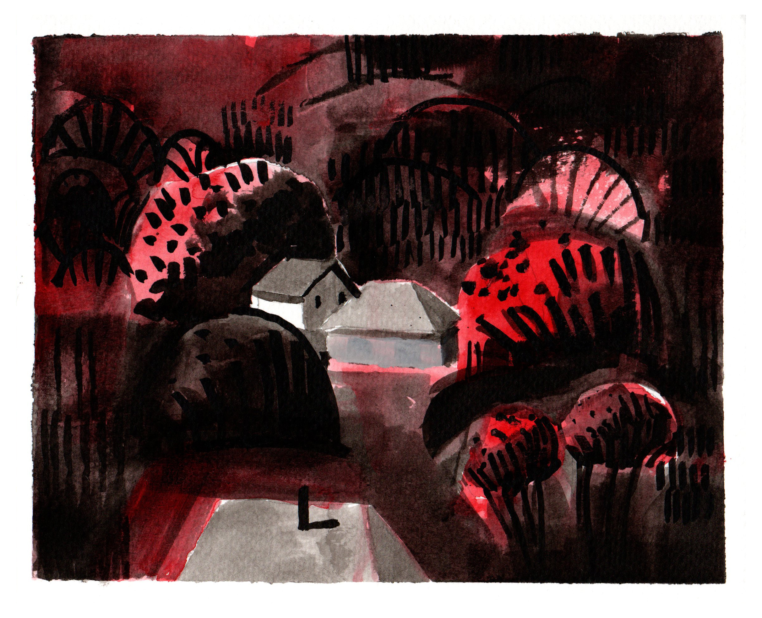 André Gábor painting – original artwork